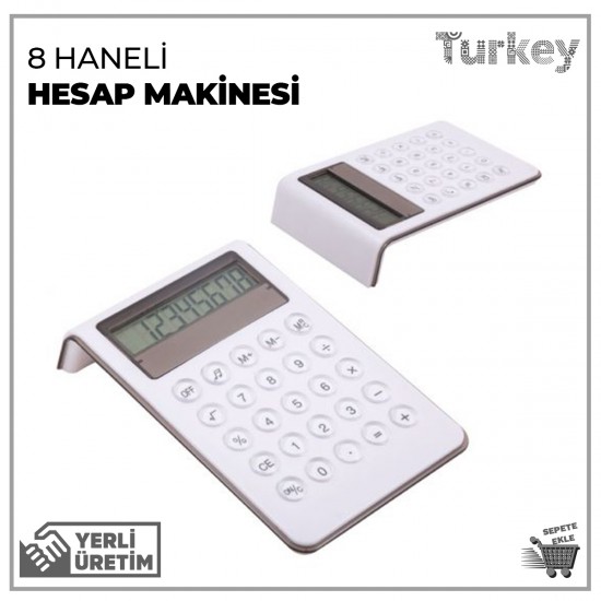 8 Haneli Hesap Makinesi